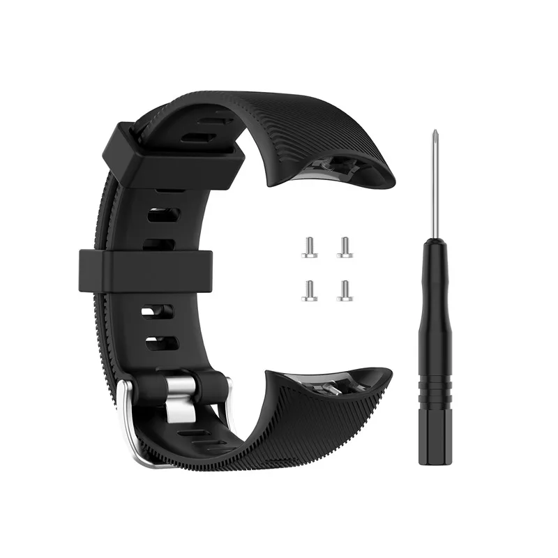 Keičiamų priedų watchband Garmin Forerunner 45 / 45S Smart Watch Band silikono Riešo Dirželis Apyrankę kilpos