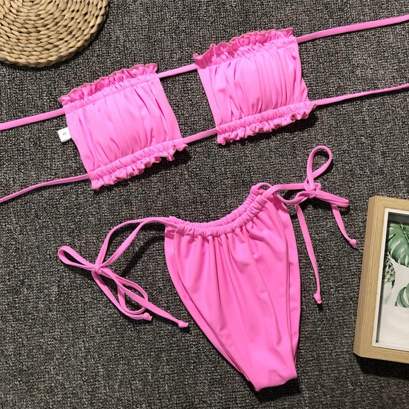 Mažas juosmens tvarstis rožinis maudymosi kostiumėliai, pynimas plaukimo bikini brazilijos diržas tiktų vonia seksualus maudymosi kostiumėliai, bikini, mini micro stebėjimo rinkinys