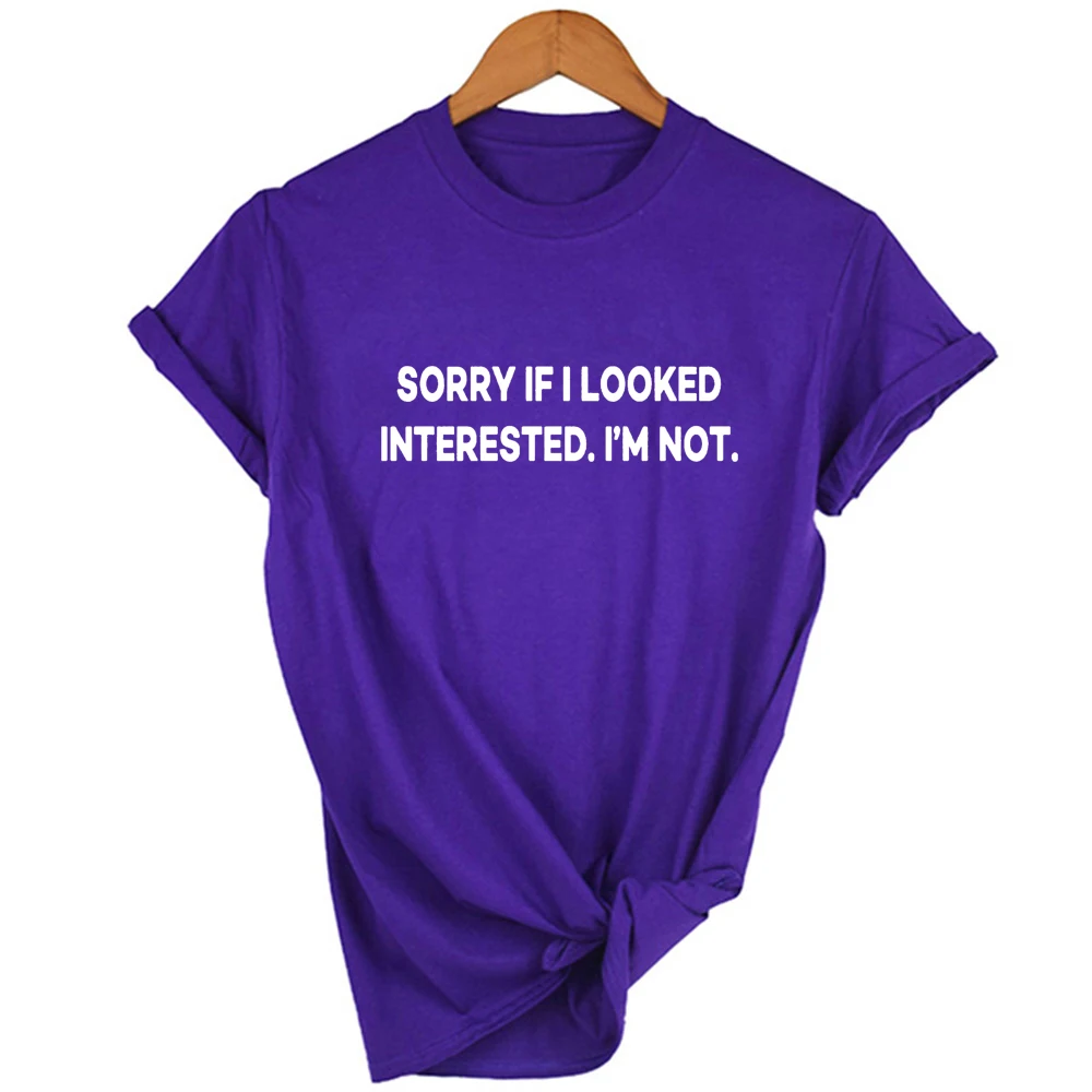 Atsiprašau, Jei aš Ieškoti Domina, aš nesu Laiškas Spausdinti Moterų Juokinga Tee Tumblr Drabužių Grunge Mados Viršūnes Vasaros Streetwear T Shirts