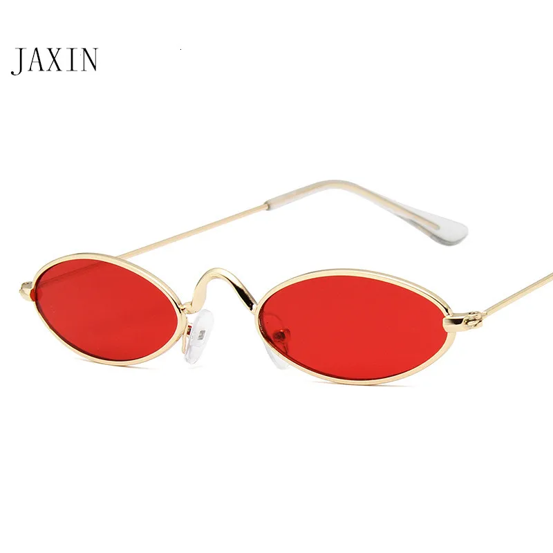 JAXInFashion Maža Akiniai nuo saulės Moterims, tendencija asmenybės metalo rėmo Akiniai nuo saulės Vyrams, prekės dizainas gražus laukinių akiniai glassesUV400