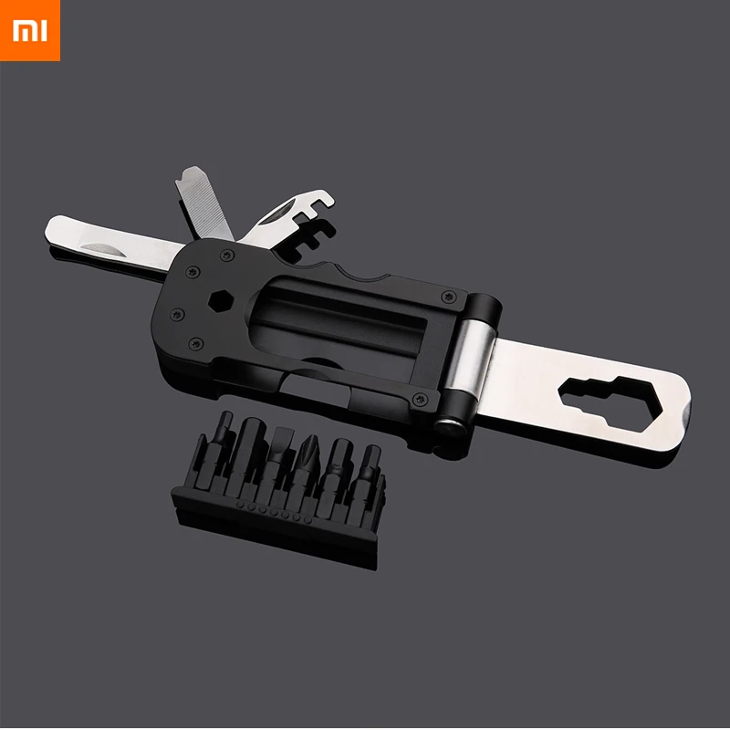 Xiaomi NexTool Daugiafunkcinis Dviračių Priemonė, Mini Pocket Bike Rinkinys, Lauko Veržliarakčio Taisymo Įrankis Magnetine Mova