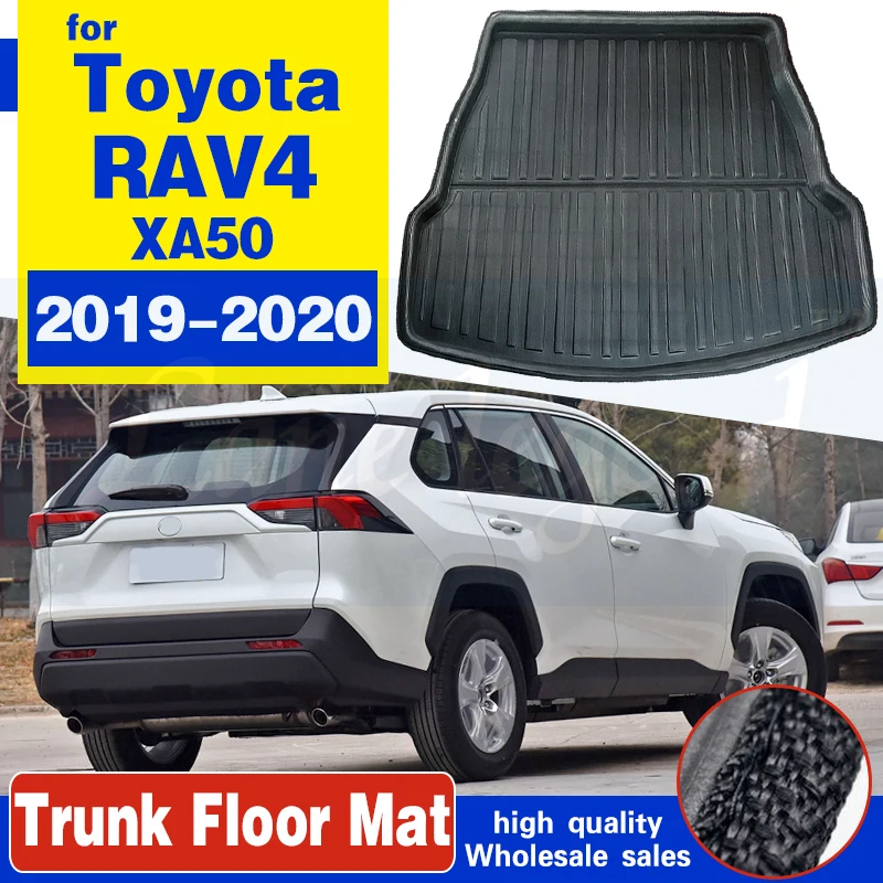 Toyota RAV4 2019 2020 XA50 Galiniai Linijinių Krovinių Įkrovos Dėklą bagažo skyriaus Kilimėlis, Bagažo Grindų Kilimas Dėklas atsparus Vandeniui Visas Oras