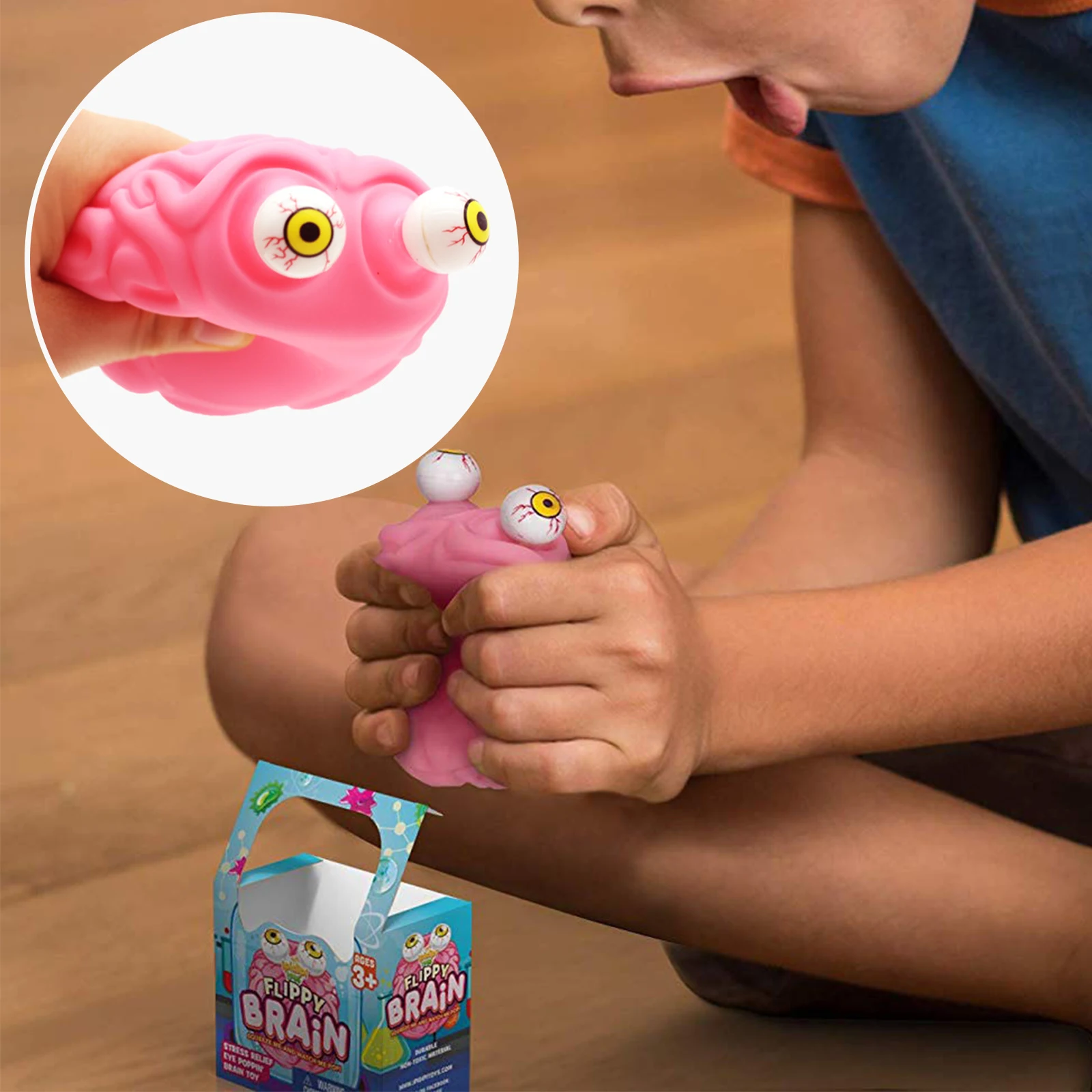Flippy Smegenų Plonas Akių Popping Išspausti Fidget Žaislai Cool Stuff Išdaiga Dalykėlių Įtempių Jutimo ADHD Autizmas