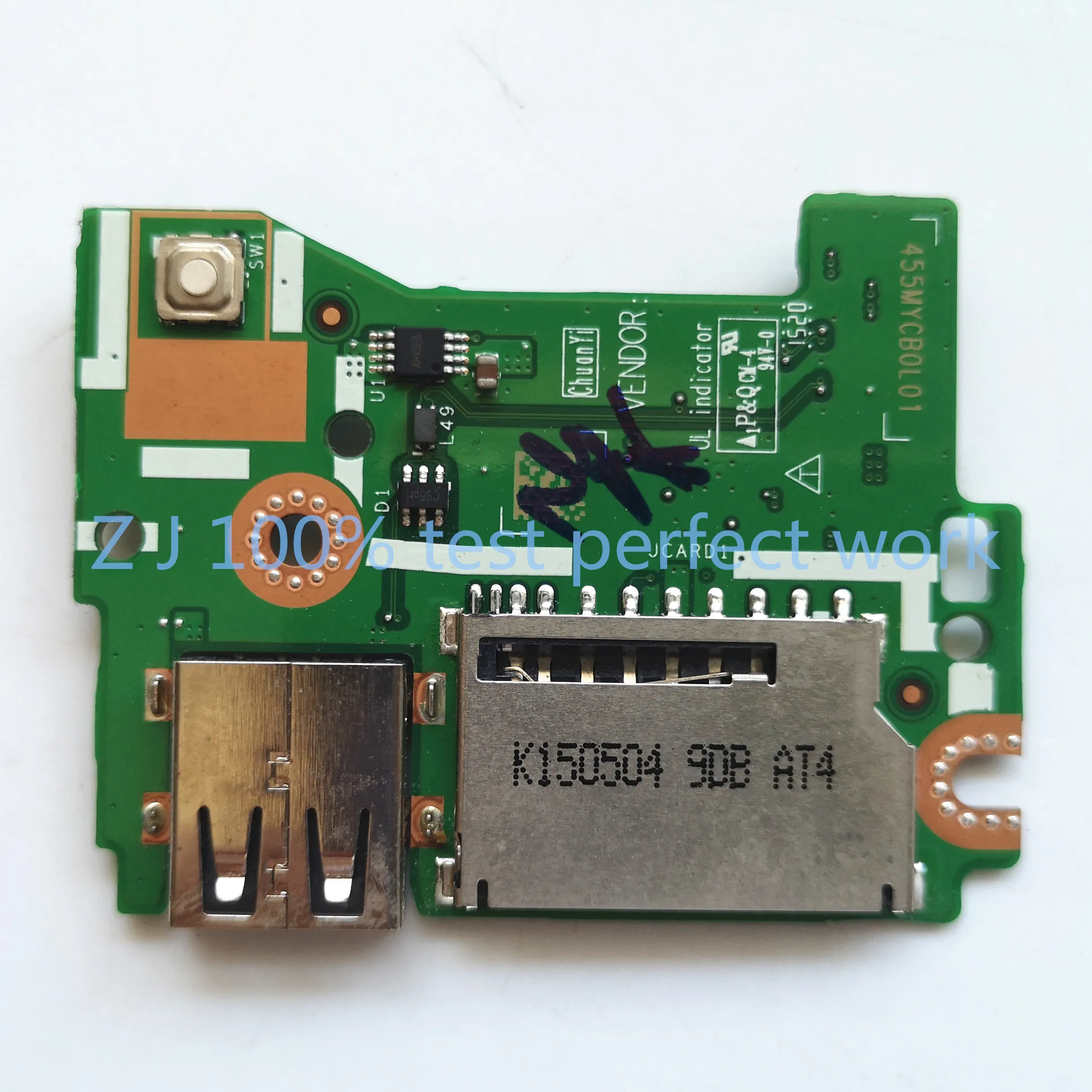 Originalus Acer ES1-520 ES1-521 ES1-522 Maitinimo Mygtuką USB Prievado, kartono, Su Laidu B5W1E LS-D121P Patikrintas Greitas Laivas