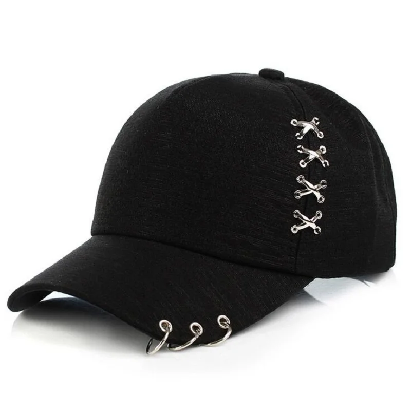 Metalo kryžius hoopas antis kalba beisbolo kepuraitę moterų ir vyrų mados tendencija saulės skrybėlę pora atsitiktinis skrybėlę