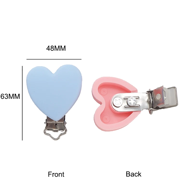 Chenkai 50PCS Silikono Širdies Formos Įrašus Kūdikio Manekenas Žindukas Įrašą BPA Free 