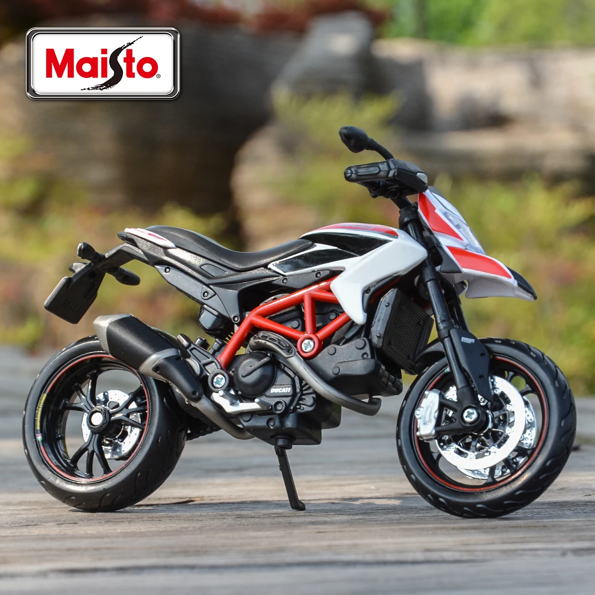 Maisto 1:12 Ducati Hypermotard SP 2013 Raudona lydinio Transporto priemonių, Kolekcines, Pomėgiai Motociklo Modelį, Žaislai