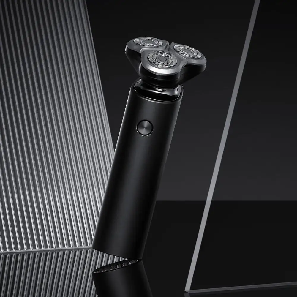 ! Naujas XIAOMI MIJIA Elektrinį skustuvą, S500 vyrų Smart Nešiojamų Razor 3 Galvos Skutimosi Skalbti Pagrindinė Sudedamoji 3 Ašmenų barzda žoliapjovės trimeras