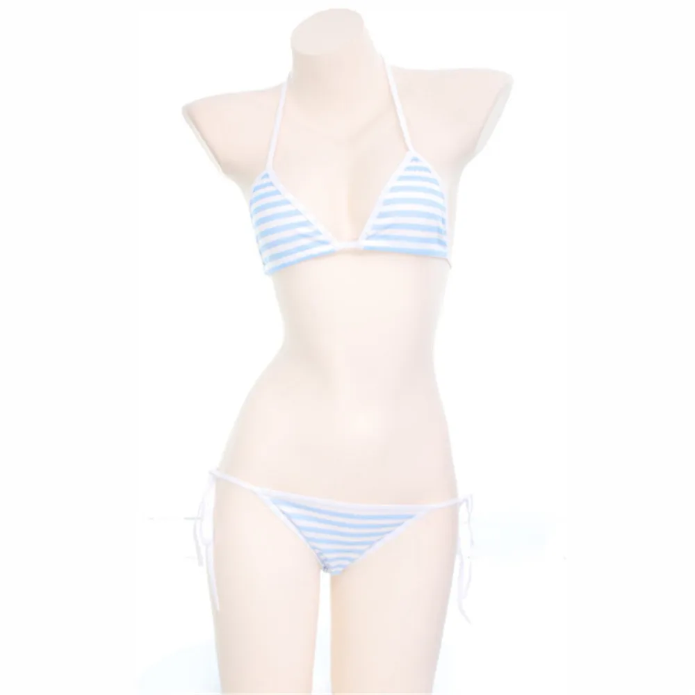 Micro bikini 2019 Seksualus spausdinimo juostelė trikampis Nėrinių mergina Paplūdimį Degintis spa maudymosi kostiumėliai moterims, maudymosi kostiumėlį biquini bikini monokini