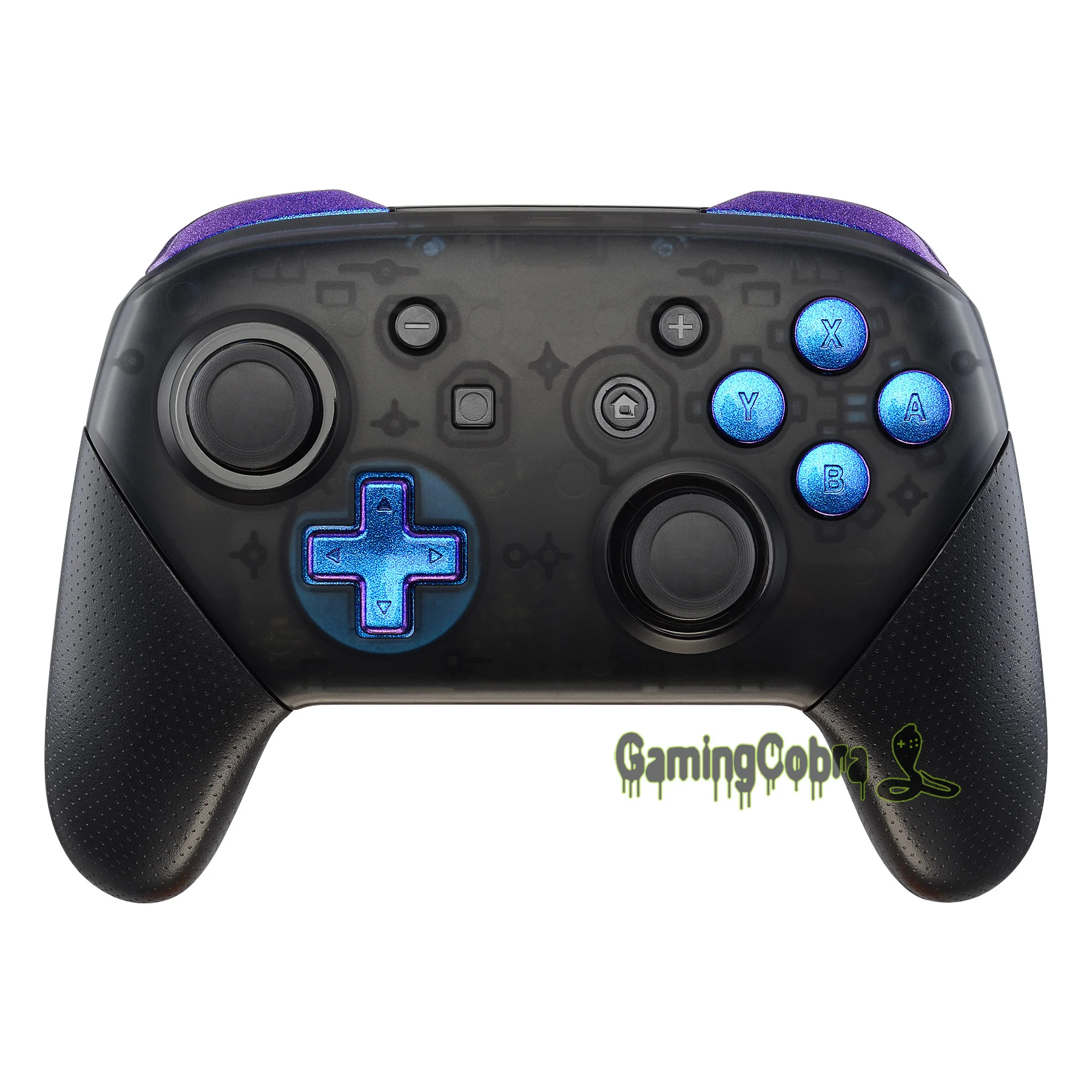 Purple Blue Chameleonas Blizgus Remonto ABXY D-pad, ZR ZL L ir R Mygtukai, Pilnas Komplektas Mygtukų w/ Įrankiai Nintendo Jungiklis Pro Valdytojas