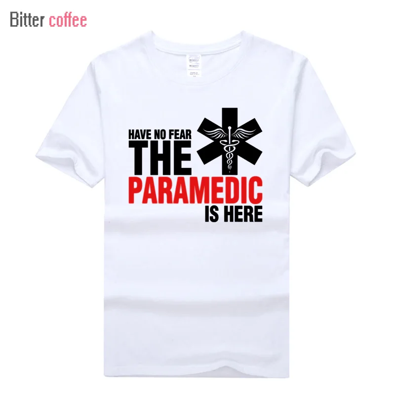 Vyriški Laisvalaikio nebijok, Kad Paramedic Yra Čia Plus Size O-Kaklo marškinėliai trumpomis Rankovėmis vatos Pagaliukai Tees XS-3XL