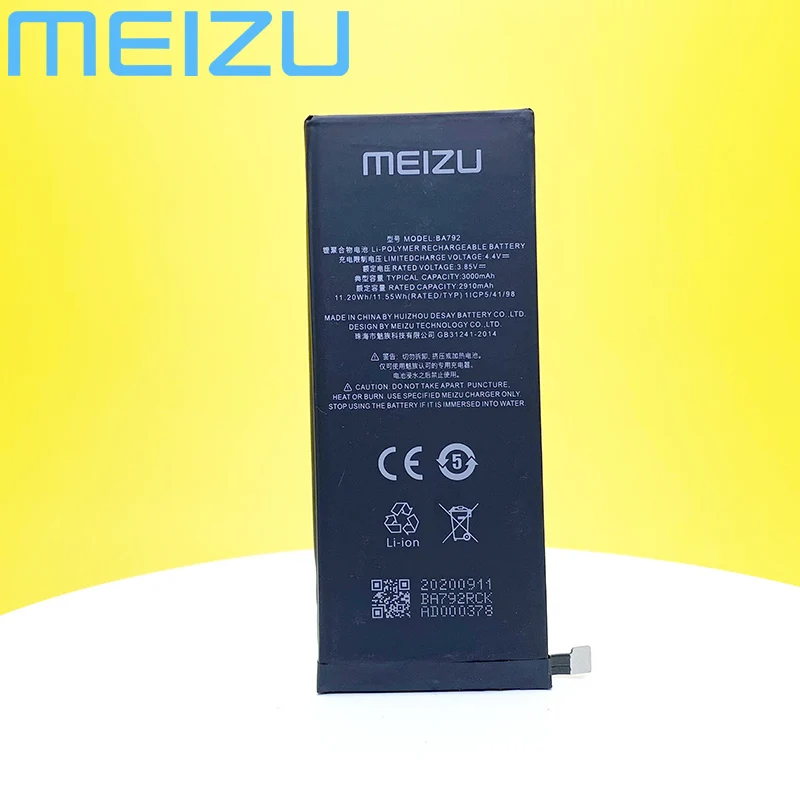 Meizu Originalus 3000mAh BA792 Naują Bateriją Už Meizu Pro 7 M792Q M792C M792H BA791 Telefonas Aukštos Kokybės+Sekimo Numerį