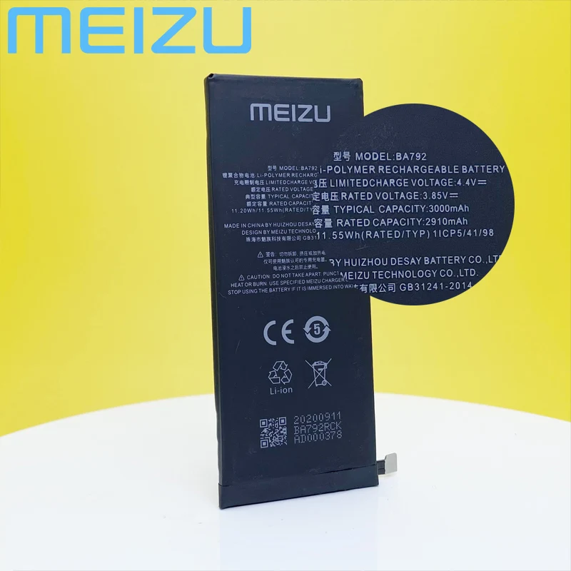 Meizu Originalus 3000mAh BA792 Naują Bateriją Už Meizu Pro 7 M792Q M792C M792H BA791 Telefonas Aukštos Kokybės+Sekimo Numerį