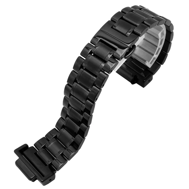 Nerūdijančio plieno watchband vyrų DW5600 GW-B5600 GW-M5610 apyrankė sporto spąstus Pertvarkyti watchband su adapteriu