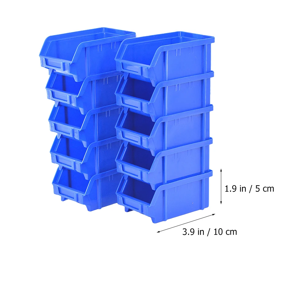 10cs Plastikinės Dėžutės Sandėlyje Konteinerių Dalys Langelį Įstrižai Kartu Komponento Lange Sandėlyje talpinimo Namų Konteinerių Atveju