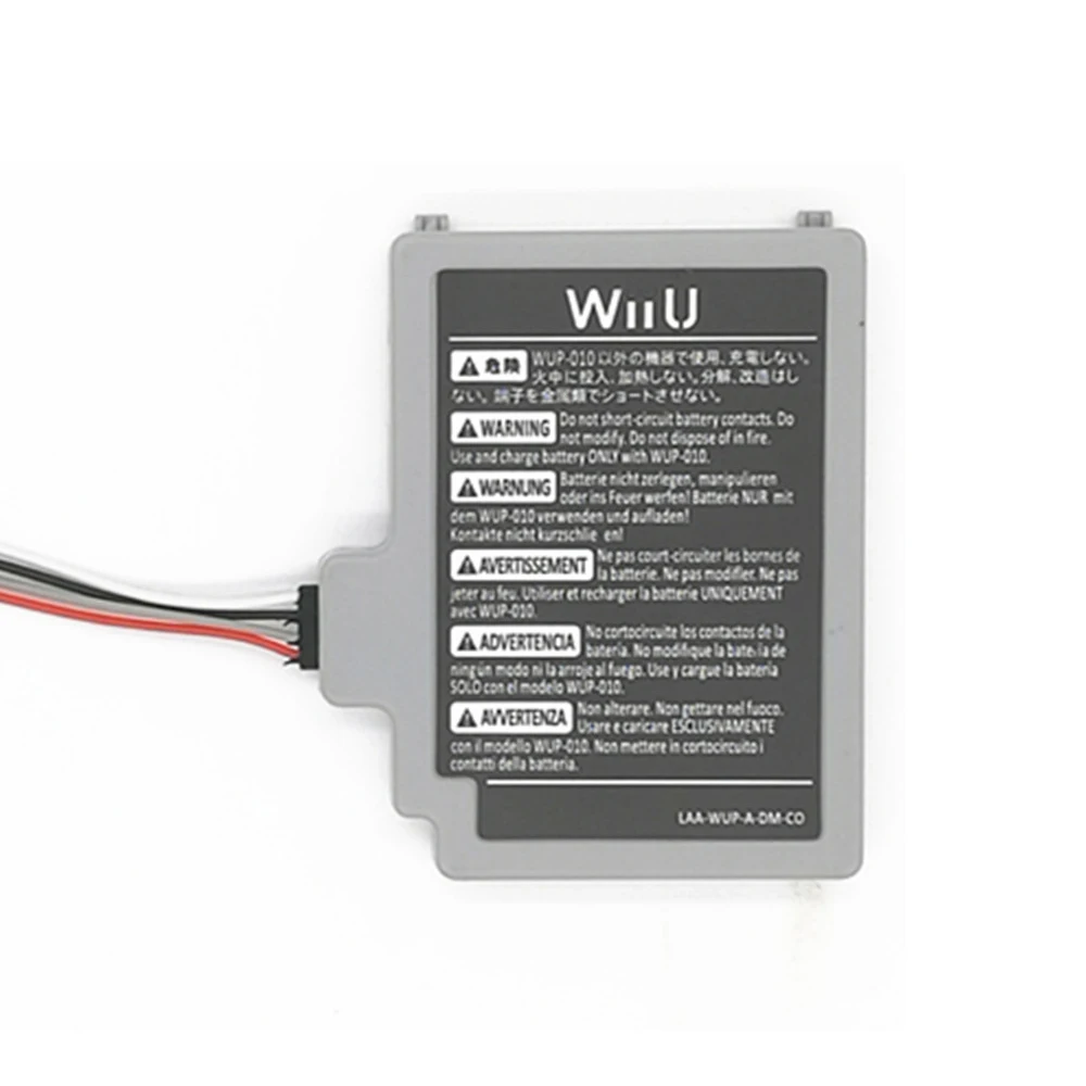10vnt 3.7 V, 1500 mah Įkraunamos Baterijos Pakeitimo Nintend wiiu wi u Gamepad WUP-012