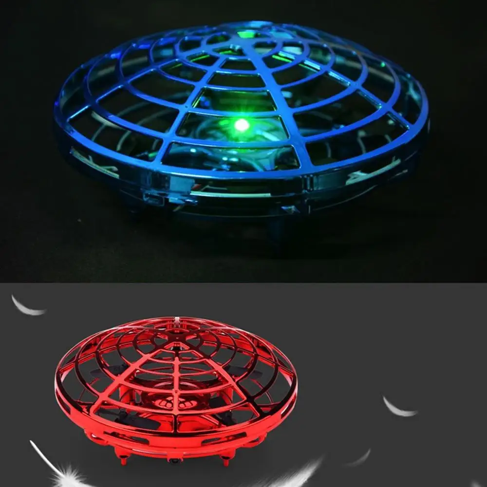 UFO Mini Drone Žaislai Vaikams Sraigtasparnis Infraraudonųjų spindulių Indukcijos skraido Kamuolys Quadrocopter Drone KALĖDŲ Dovanos Berniukams, Mergaitėms