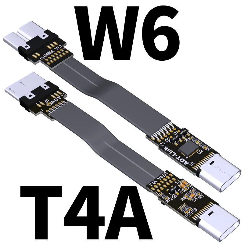 C tipo Į Micro USB 3.0 Tipas-c 90 laipsnių Adapteris, 5cm-100cm FPC Juostelės Vienodo USB 3.1 C Micro-B 3.0 OTG FPV Kabelis 3A 5Gbps