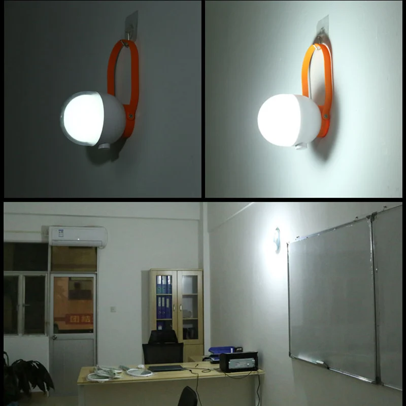 Karšto LED Įkrovimo Kempingas Lempos Keičiamos Baterijos Lauko Kempingas Palapinė Šviesos Namų Lauko Avarinė Šviesos DO2
