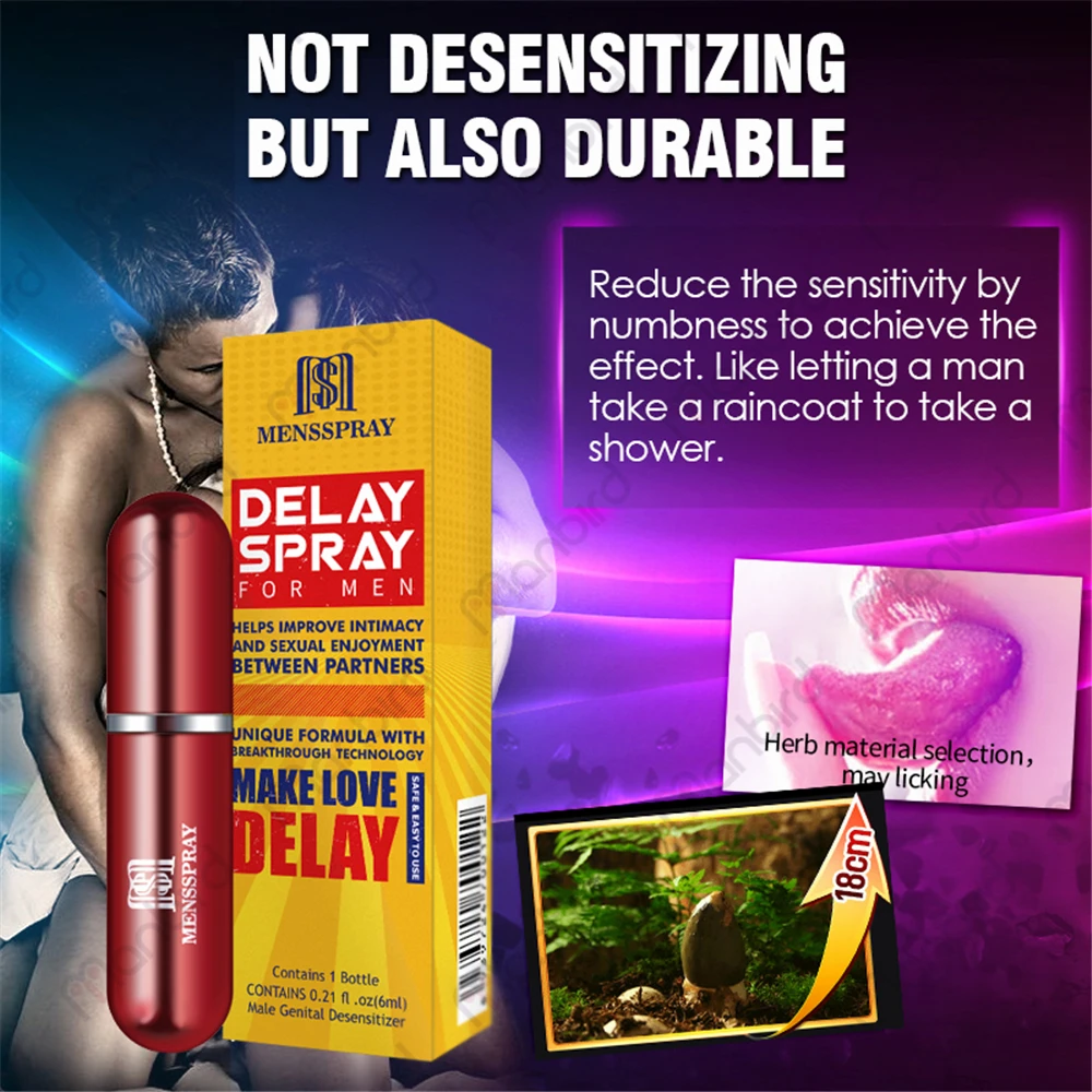 Delay spray Vyrų Veiksmingas vyrams sekso produktai ilgalaikis, ne šaudyti vyrų delay spray suaugusiųjų įdomus sveikatos Erekcija, varpos plėtros