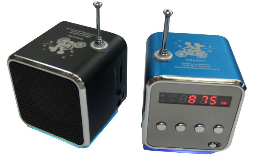 Naujas Nešiojamas Micro USB Stereo mini Garsiakalbis FM Radijas Garsiakalbis Ubwoofer Super Bass Nešiojamųjų Garsiakalbių, skirtų 
