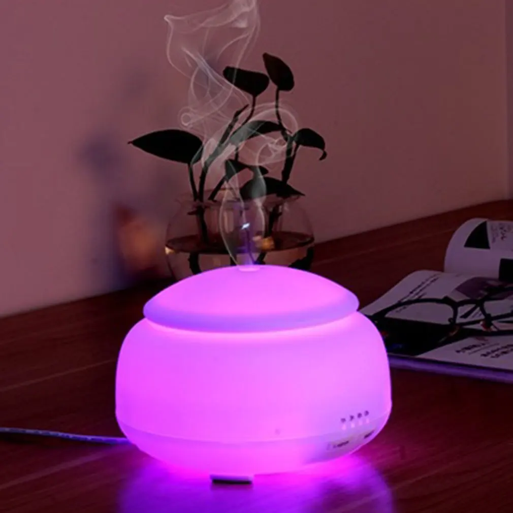 Mini arbatos skardinės ultragarso aromatas drėkintuvas su spalvinga naktį šviesos nešiojamų namų oro valymo kvepalų lempos
