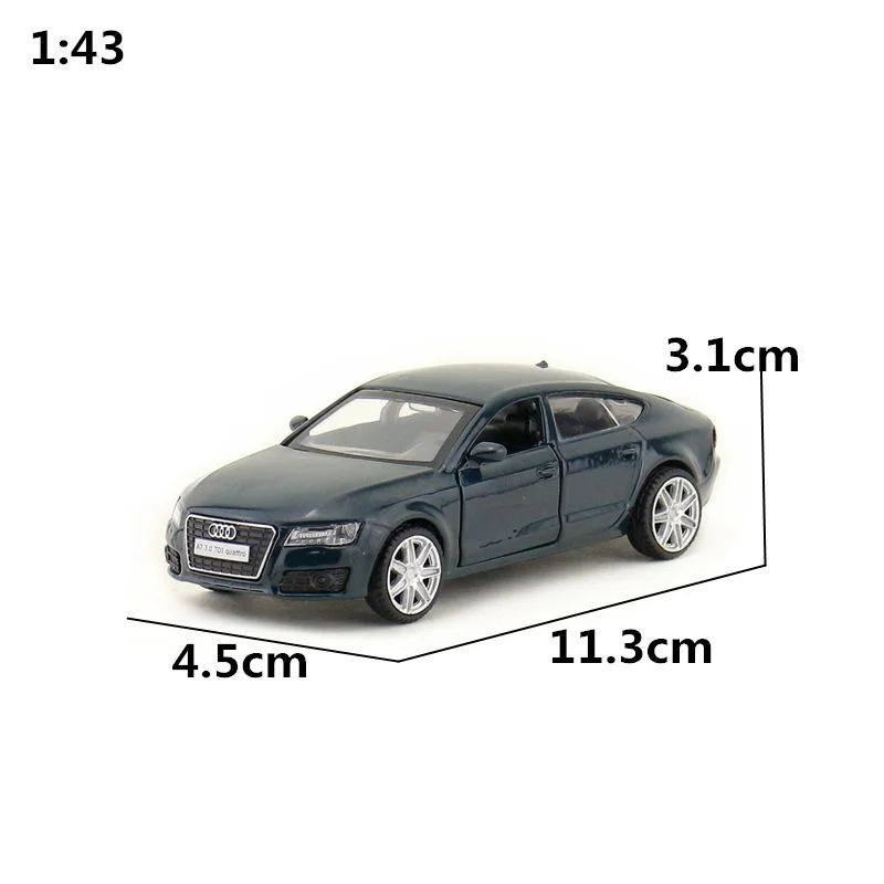 Dėžutė dovanų modelis,Aukštos modeliavimo 1:43 lydinio traukti atgal AUDI A7 modelis automobiliai,Originalioje pakuotėje,parduoti žaislus,nemokamas pristatymas