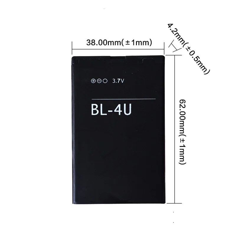 Naujas 1000mAh baterija BL-4U BL4U Baterija 