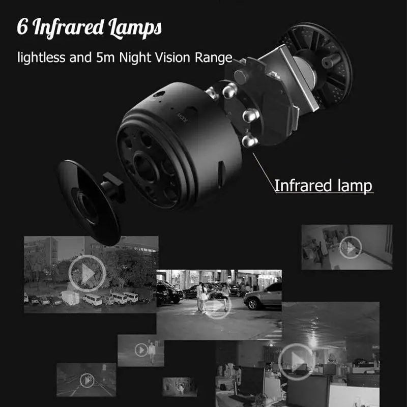 A9 Mini Kamera HD 1080P IP WIFI vaizdo Kamera, vaizdo Kameros Matymo Kampas Belaidžio WiFi IP Tinklo Stebėti Saugumo Night Versija Cam