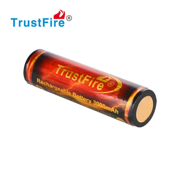 TrustFire Originali Visu pajėgumu 18650 3000mAh 3.7 V, Li-ion Įkraunama Baterija su Saugomų PCB 2VNT/Daug