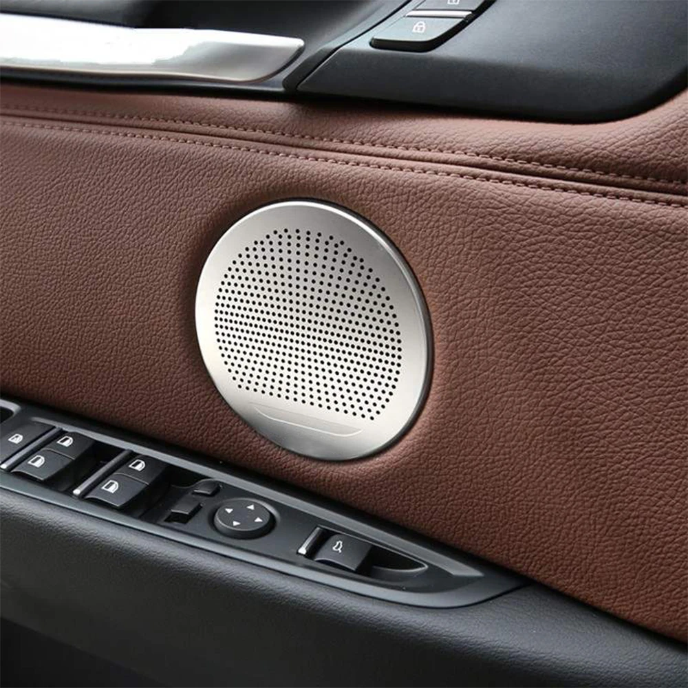 Automobilių durų garsiakalbio dangtelis BMW F15 F16 X5 X6 serijos viduryje aukštų dažnių garsiakalbių garso garsiakalbio dangčio apdaila didelis diapazonas aukštų dažnių 