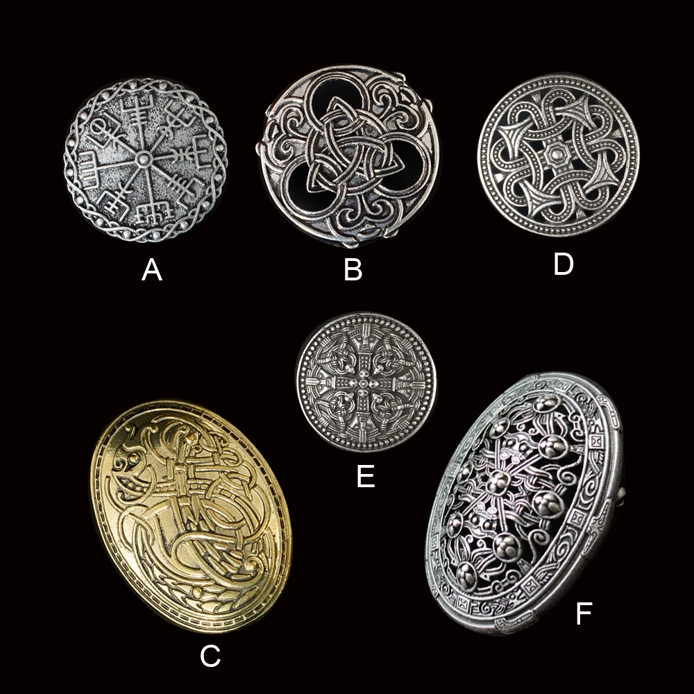 Didelis Skandinavijos Vikingai Amuletas Švedija Talismanas Nordique Viduramžių Sagė Vyrų ir Moterų, Broches C Bijoux Talismanas