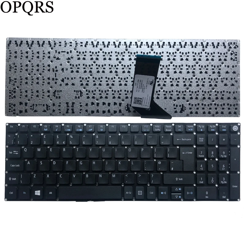 NAUJAS UK nešiojamojo kompiuterio klaviatūra Acer Aspire 3 A315-21 A315-41 A315-31 A315-51 A315-53 klaviatūra