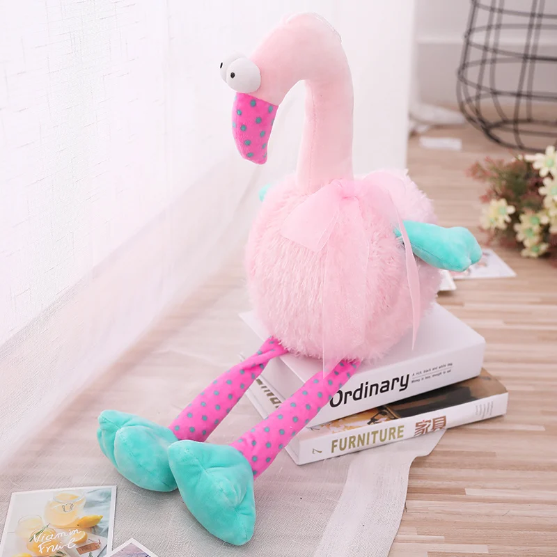 1 vnt 40-80cm ins Mažai Pink Flamingo stručių Pliušiniai Žaislai Įdaryti & Pliušas Gyvūnams, Minkšti Žaislai Kambarį apdailos Kūdikiui komfortą žaislas