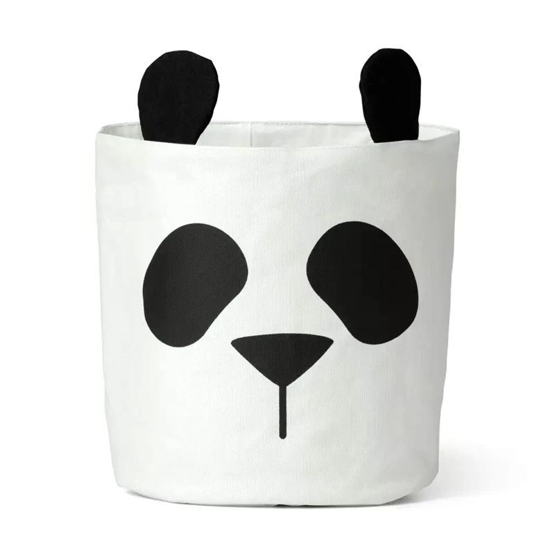 Panda Saugojimo Krepšys Krepšys Kūdikio Žaislas Vaikams Drabužių Drobės Skalbinių Krepšį, Saugojimo Krepšys Gali Stovėti Sauskelnių Dėžę Namų Saugojimas Kibiras