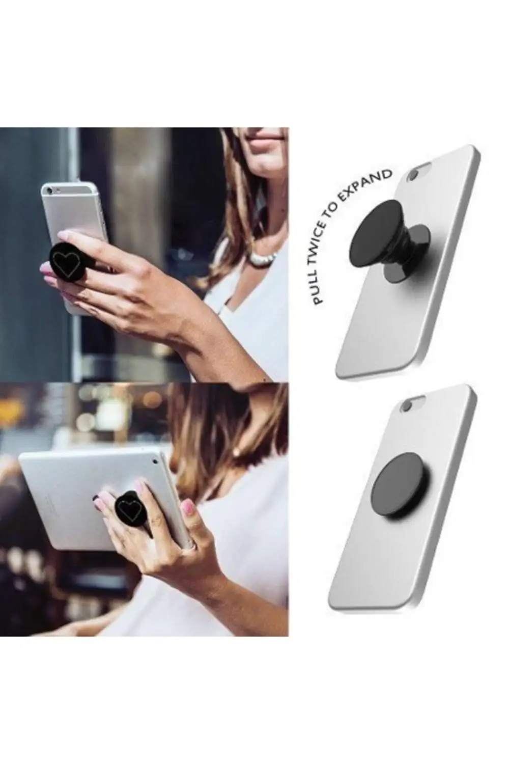 Modelis Popsocket plečia telefono lizdo žiedo laikiklio universalus mobiliojo telefono piršto rankena lanksčios telefono stovas PS1574