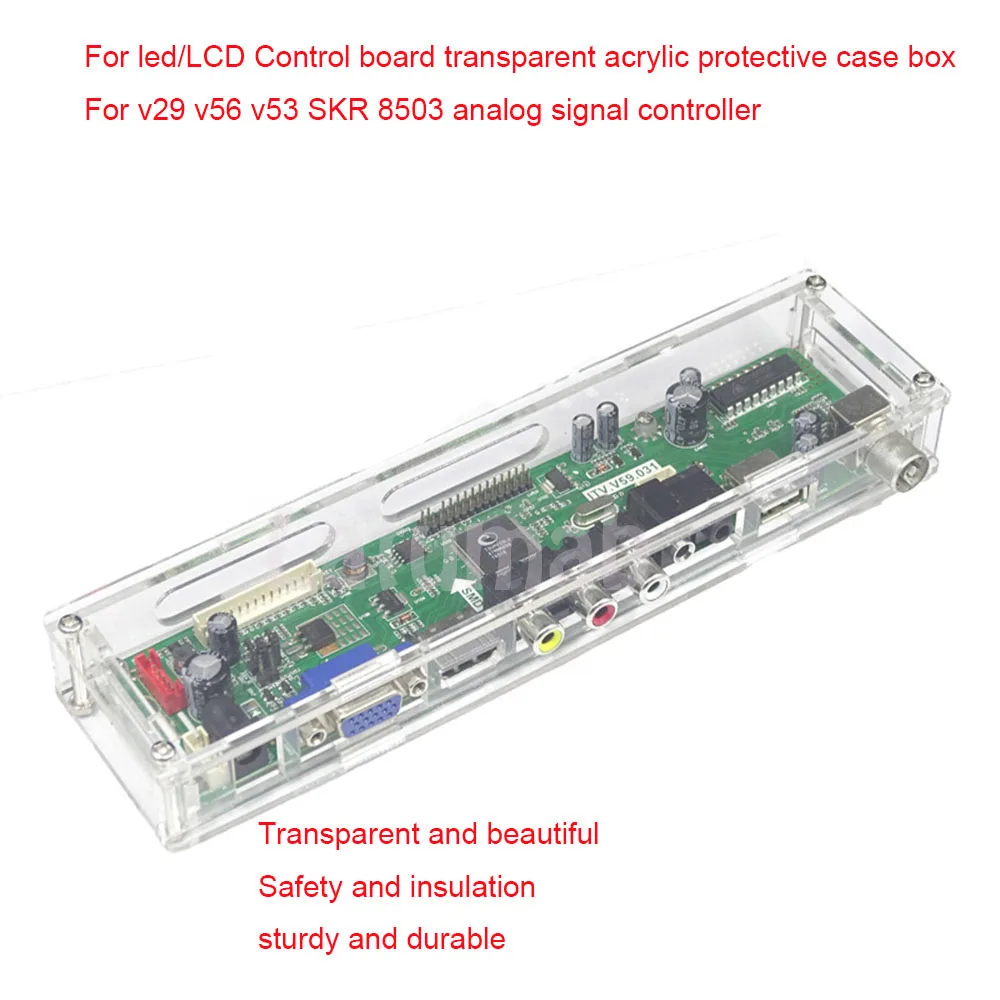 Latumab Akrilo Apsaugos Atveju Langelį LED/LCD Kontrolės Valdyba Skaidrus Atveju V29 V56 V53 SKR 8503 Analoginis Signalas Valdytojas