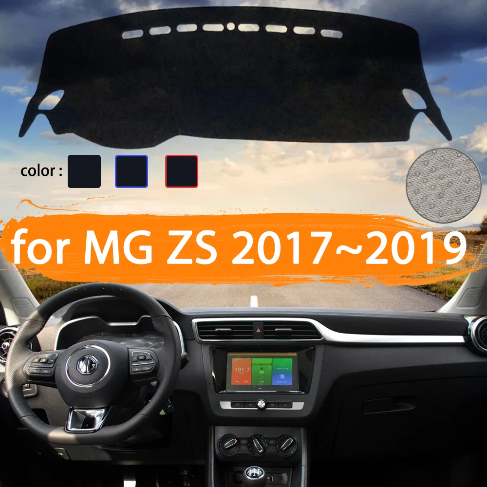 MG ZS 2017 2018 2019 Automobilio prietaisų Skydelio Dangtelį Dashmat Vengti Saulės šviesos Atspalvis Kilimų Automobilių Reikmenys