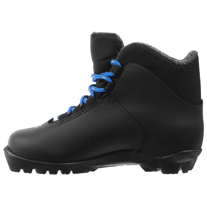 Slidinėjimo batai TREK 3 Lygio NNN IR, juoda spalva, logotipas, mėlyna