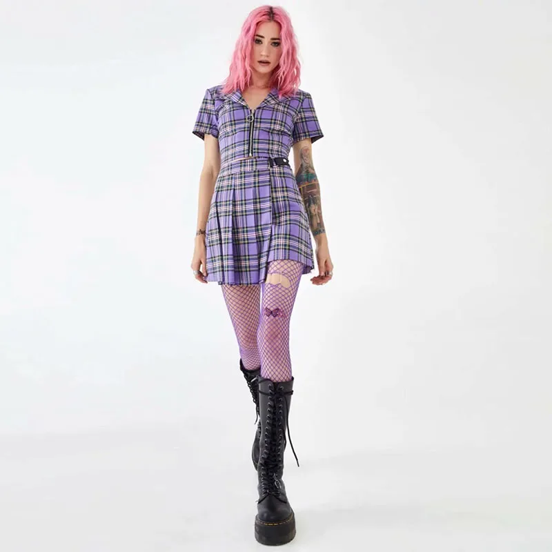 Vasaros moteriškų 2 gabalas apranga trumpas Klostuotas sijonas nustatyti Trumpas Rankovės Kišenės Mygtukai Pasėlių Viršuje Streetwear