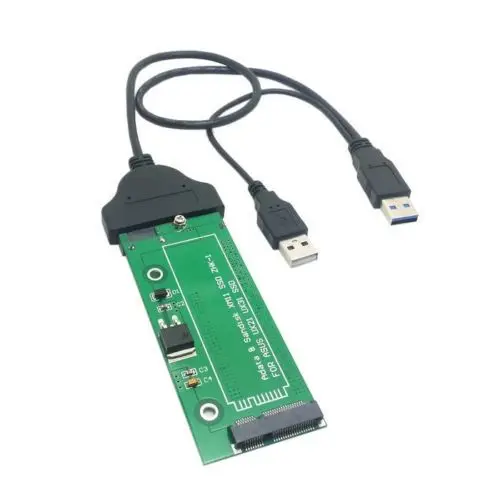 Cablecc Informacijos apie SATA Adapteris USB 3.0 Kabelis ASUS EP121 UX21 UX31 SANDISK ADATA XM11 SSD 2.5