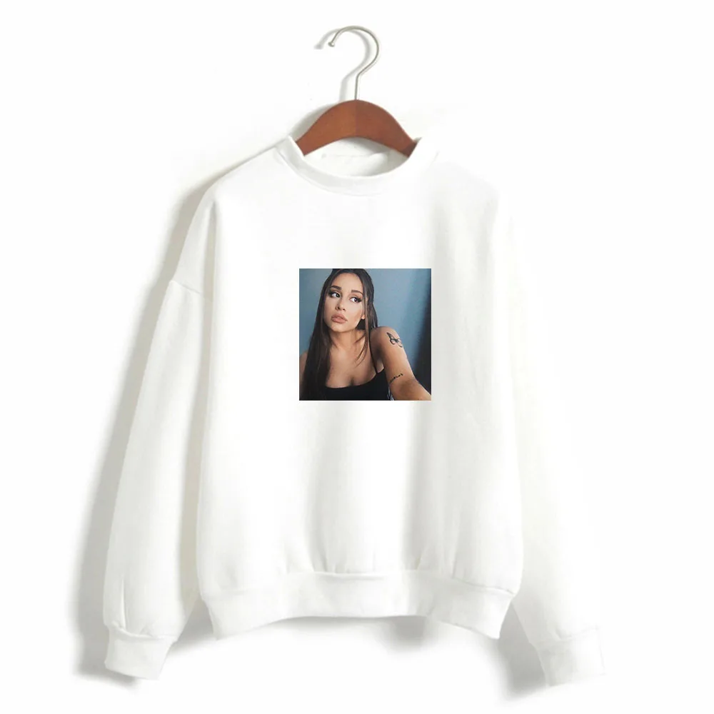 2020 Ariana Grande kawaii sekso modelis atspausdintas moterų Medvilnės trumpomis Rankovėmis hoodies Viršuje Harajuku stiliaus ins