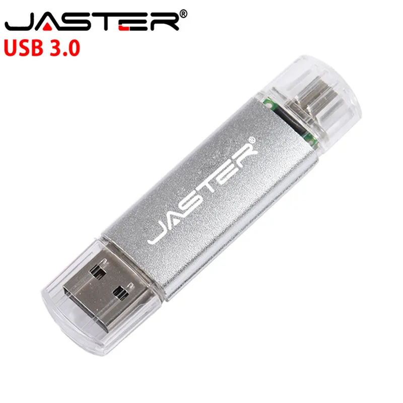 JASTER USB 3.0 Mobilusis kompiuteris dvejopo naudojimo karšto mados Tiesiai OTG 4GB/8GB/16GB/32GB/64GB memory stick