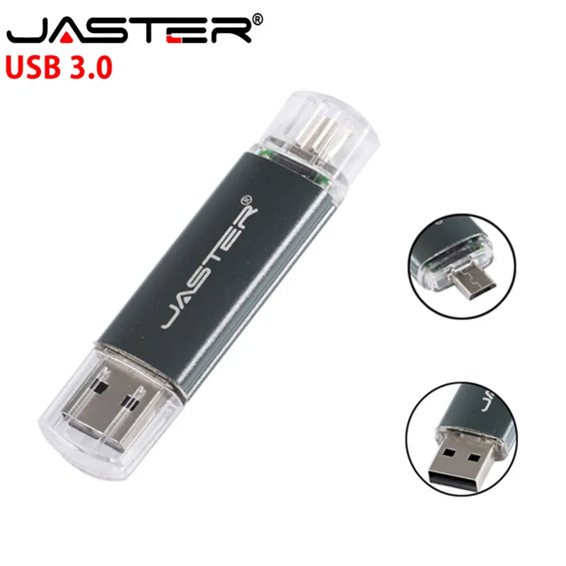 JASTER USB 3.0 Mobilusis kompiuteris dvejopo naudojimo karšto mados Tiesiai OTG 4GB/8GB/16GB/32GB/64GB memory stick