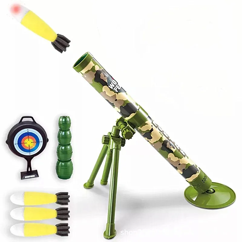 Pradėti patrankos sviedinys Skiedinio Žaislas Raketų Paleidimo Žaislo Projektavimo Minkšta Kulka Pistoletas Imituoti Karinės patrankos sviedinys Elektros Žaislas