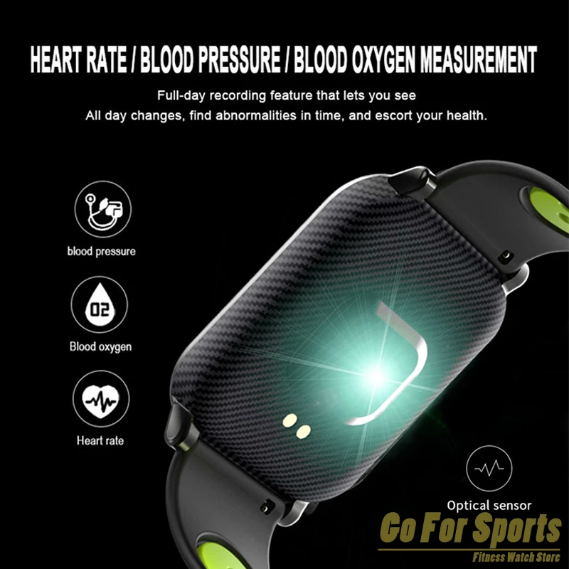 KY11 Fitness Tracker Smart Žiūrėti su Pedometer Vandeniui Širdies ritmo Monitorius Miego 