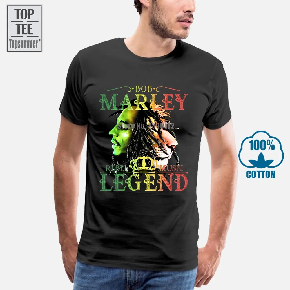 Jamaika, Bob Marley Legenda T-Shirt Vyrai T-Shirt Vyrams, Drabužiai Plius Dydis Viršuje Tee Medvilnės T Shirts Pigūs Didmeninė Plius Dydis