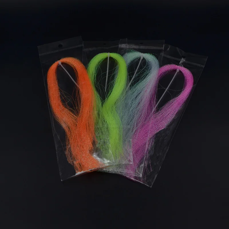 5vnt 8optional spalvų Susukti Flash Blizgučiais, Sūraus vandens Skristi Susiejimas Medžiagos, Holografinių Kristalų Sruogos Sabaki Įrenginys Jaukų