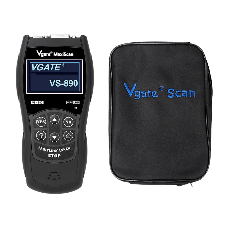 Naujai VGATE VS890 OBD2 Kodo Skaitytuvas Universalus OBD2 Skaitytuvas Multi-language ir Diagnostikos Įrankis Vgate MaxiScan VS890 Geriau ELM327