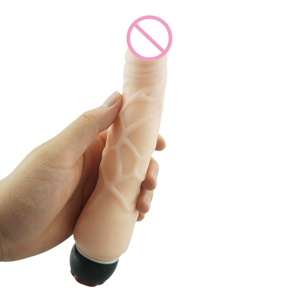 Dildo Minkštas Realistiškas Penis Sekso Žaislai Moters Makšties Massager Kelių greičių Vibruojantis Stimuliatorius Dicks Klitorio, G-taško Vibratoriai